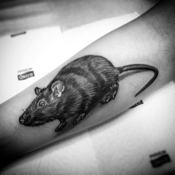 60 Tatuaggi con il topo (ratto) (con significato)