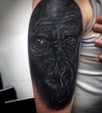 tatuaggio scimmia 118