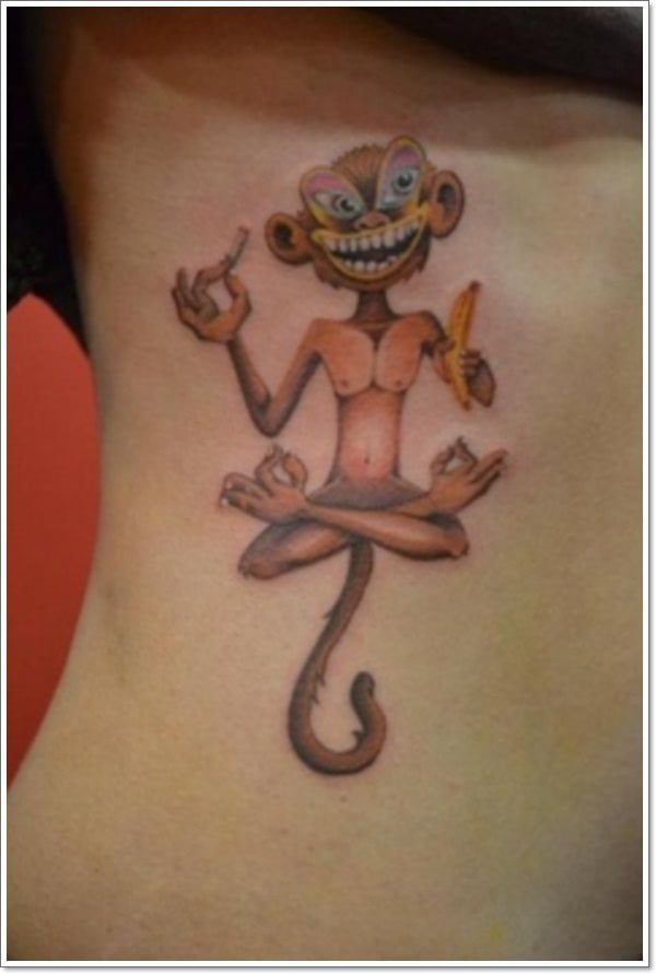 tatuaggio scimmia 334