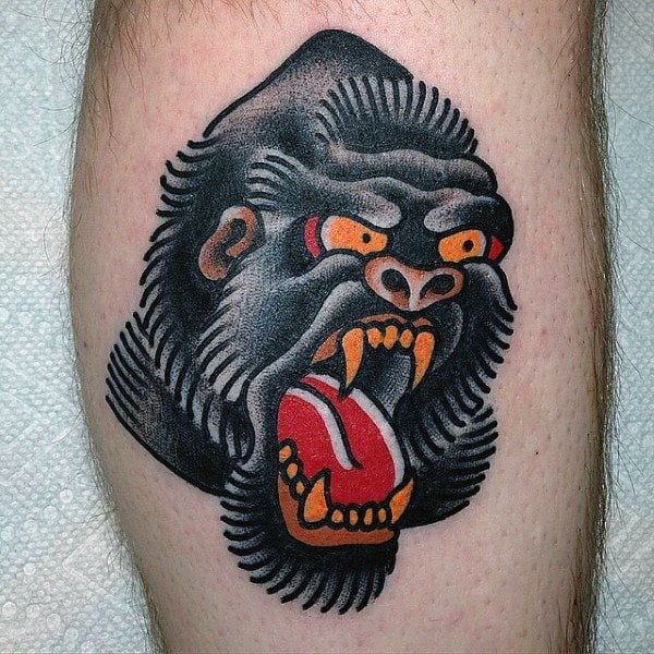 tatuaggio scimmia 46