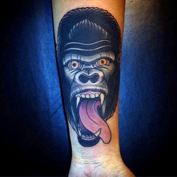 tatuaggio scimmia 562