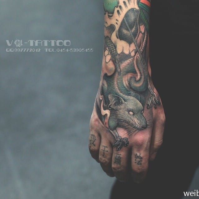 tatuaggio topo 62