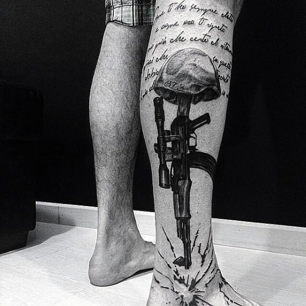 tatuaggio arma ak47 35