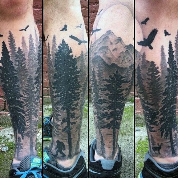 tatuaggio bosco 153