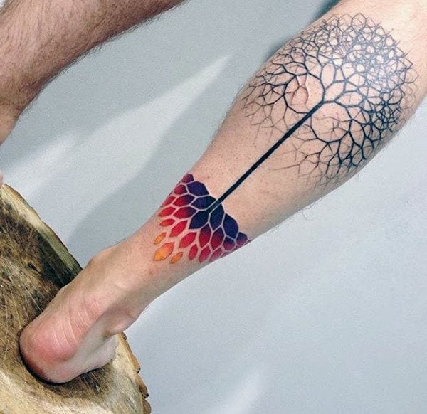 tatuaggio radici di albero 01