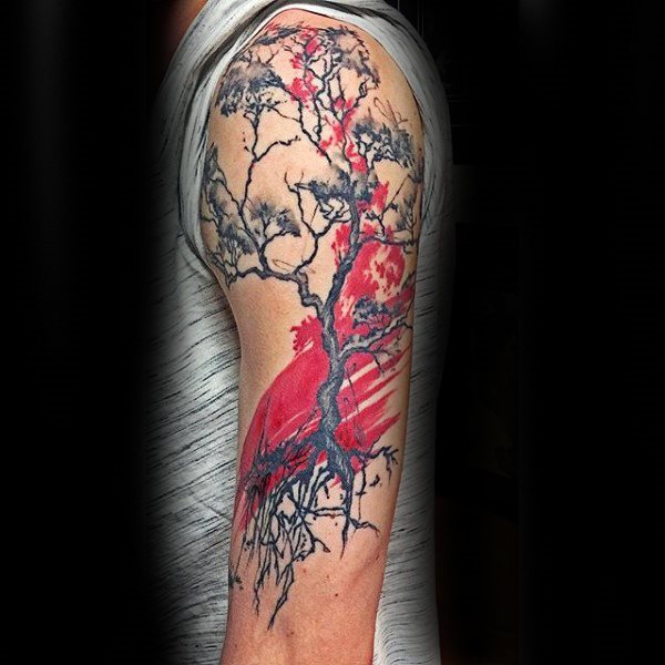 tatuaggio radici di albero 39