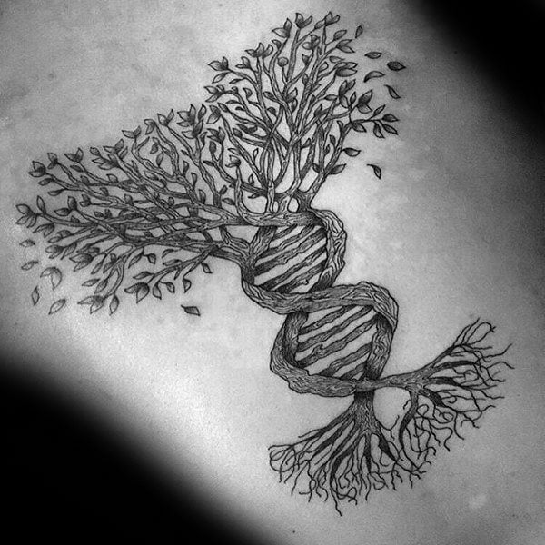 tatuaggio radici di albero 87