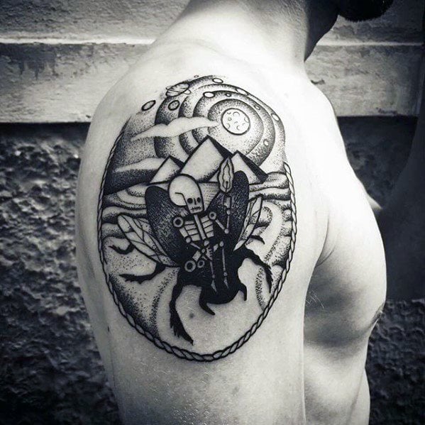 tatuaggio scarabeo 107
