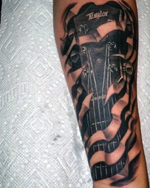 tatuaggio chitarra 03