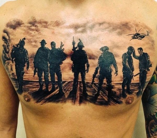 tatuaggio militare 113