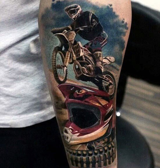 tatuaggio motocross 95