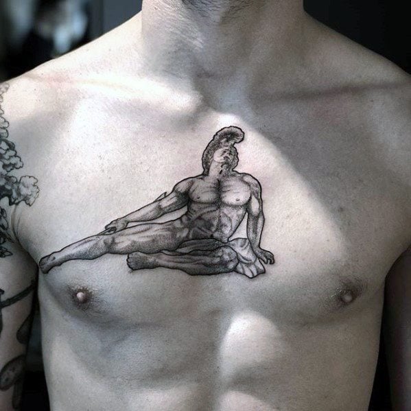 tatuaggio statua romana 29