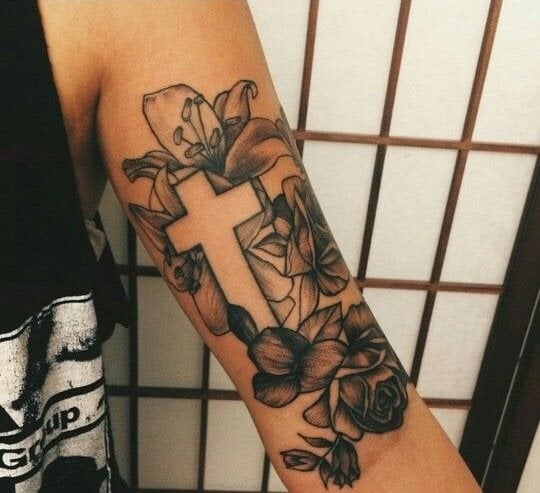 tatuaggio croce 14
