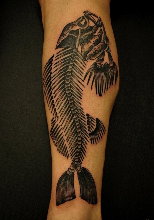tatuaggio pesce 90