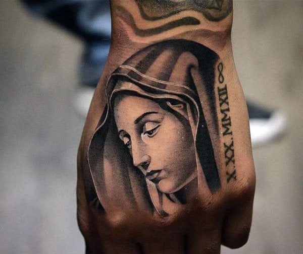 tatuaggio vergine maria 122