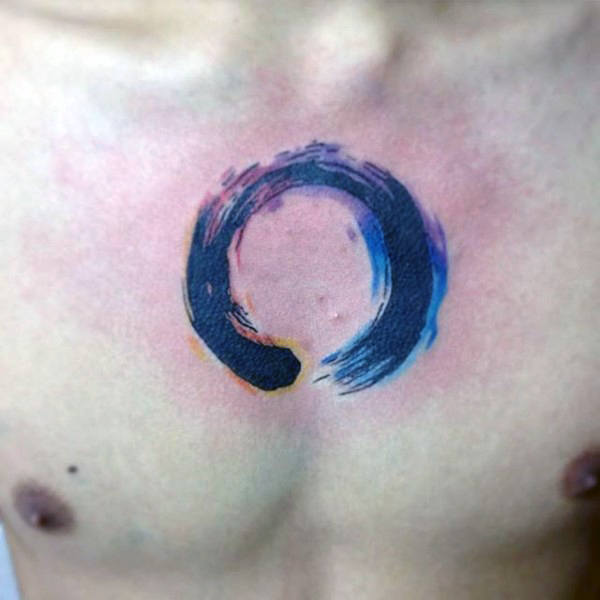 tatuaggio enso cerchio zen 15