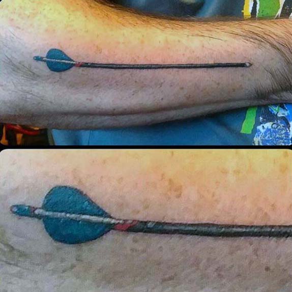 tatuaggio arco freccia 67