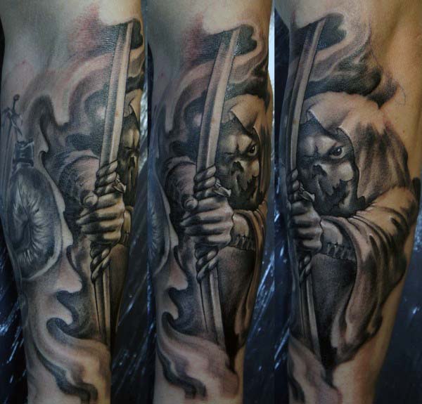 tatuaggio arco freccia 91