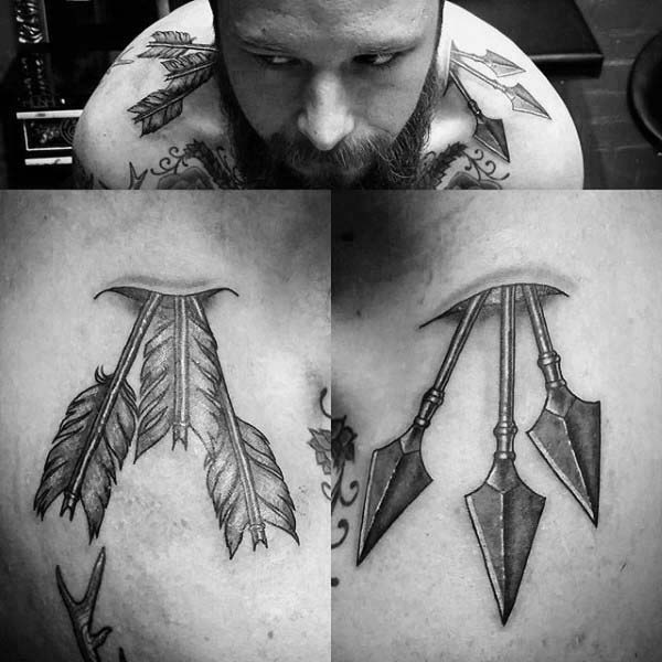 tatuaggio arco freccia 95
