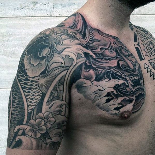tatuaggio demone giapponese oni 61