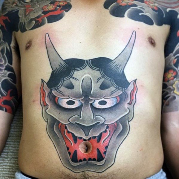 tatuaggio demone giapponese oni 71