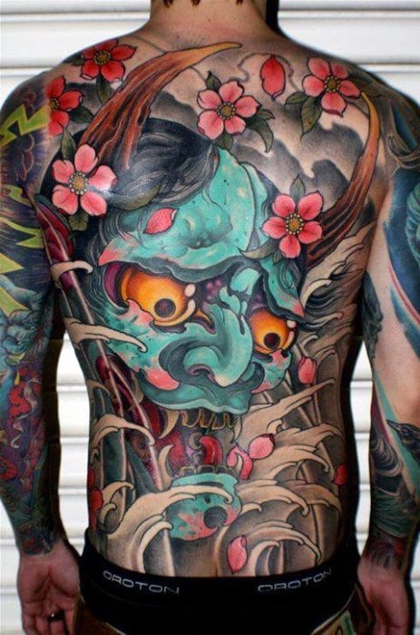 tatuaggio demone giapponese oni 73