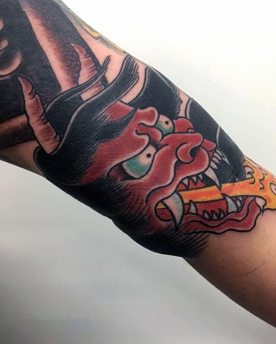 tatuaggio demone giapponese oni 81