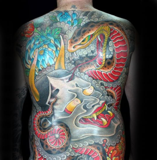 tatuaggio demone giapponese oni 87