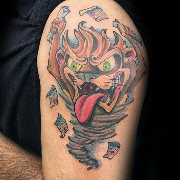 tatuaggio diavolo tasmania 09