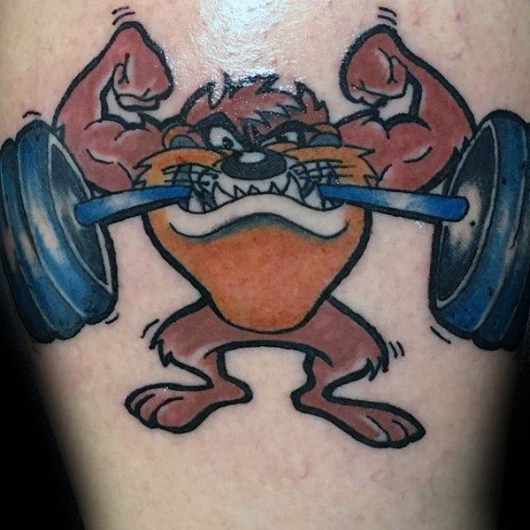 tatuaggio diavolo tasmania 33