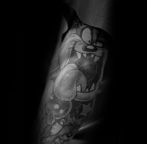 tatuaggio diavolo tasmania 35