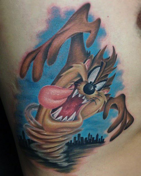 tatuaggio diavolo tasmania 49