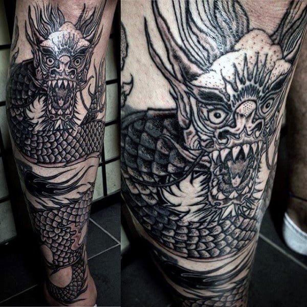 tatuaggio drago cinese 39