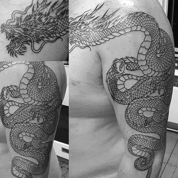 tatuaggio drago cinese 51