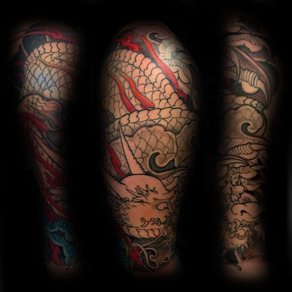 tatuaggio drago cinese 81