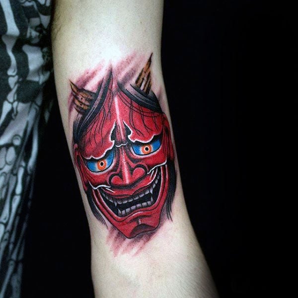 tatuaggio maschera Hannya 101