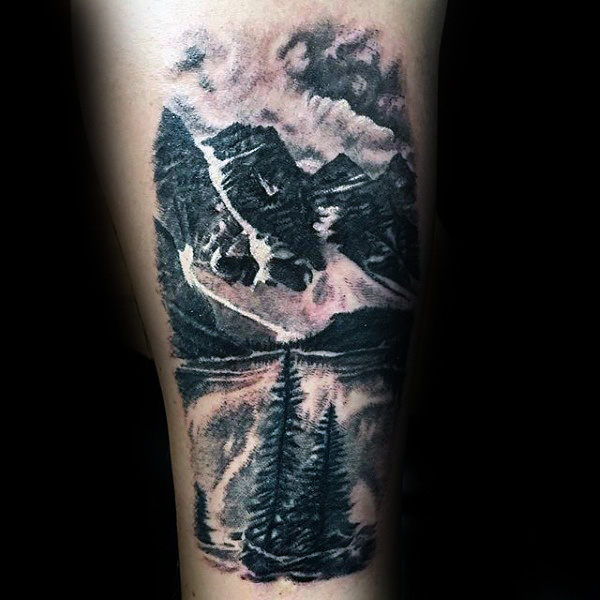 tatuaggio paesaggio 143