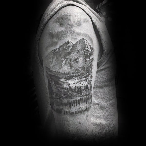 tatuaggio paesaggio 39