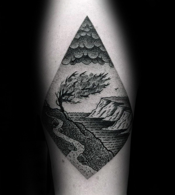 tatuaggio paesaggio 61