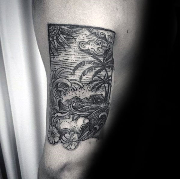 tatuaggio parte posteriore braccio 57