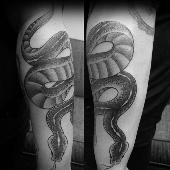 tatuaggio serpente a due teste 17