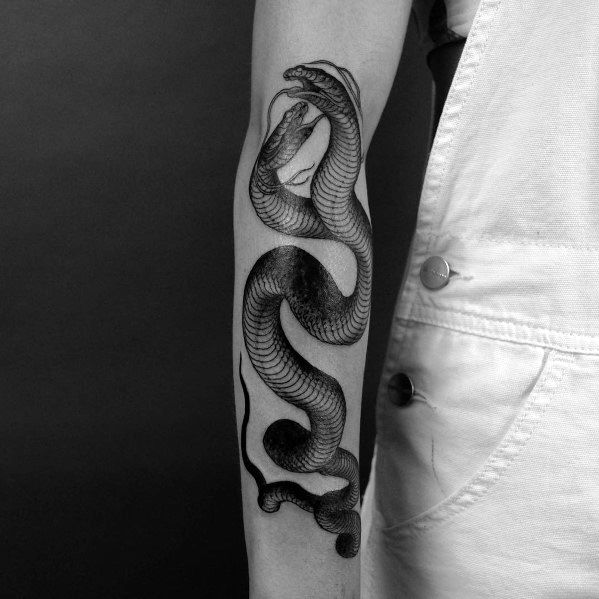 tatuaggio serpente a due teste 47