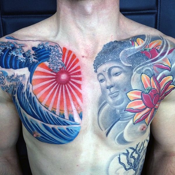 tatuaggio sol levante giapponese 45