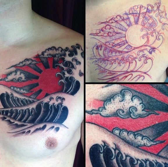 tatuaggio sol levante giapponese 89