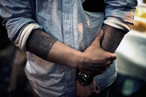 tatuaggio bracciale nero 13