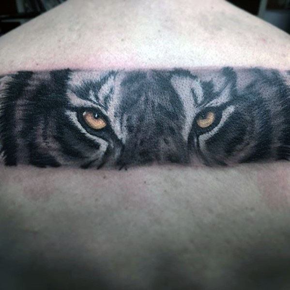 tatuaggio occhi di tigre 45