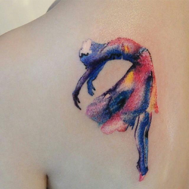 tatuaggio ballerina danzatrice 13