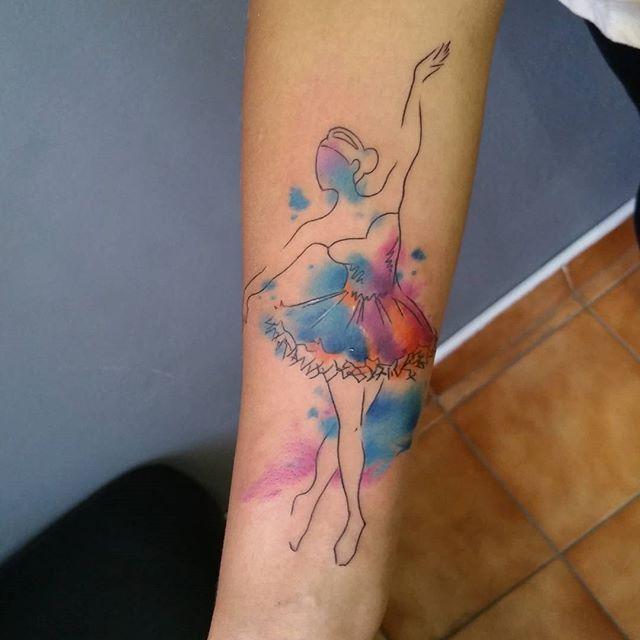 tatuaggio ballerina danzatrice 53