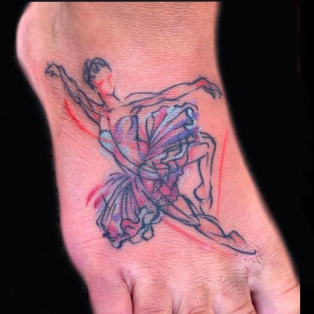 tatuaggio ballerina danzatrice 83
