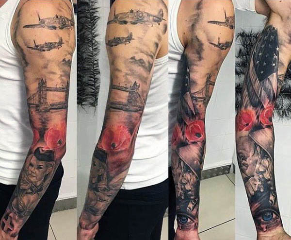tatuaggio papaveri 31